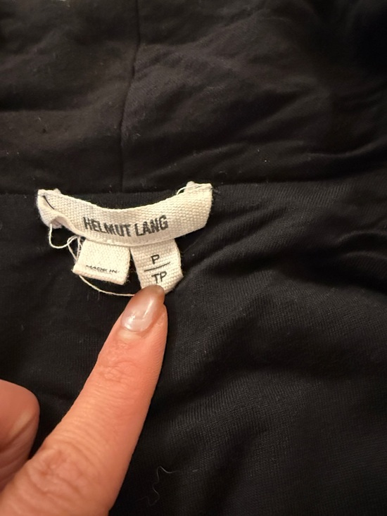 Helmut Lang Black Minimalist Asymmetrical Zip Up - Picture 2 of 3